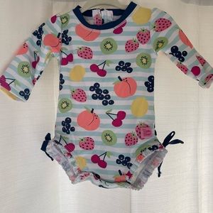 Ruffle Butts baby girl swimsuit